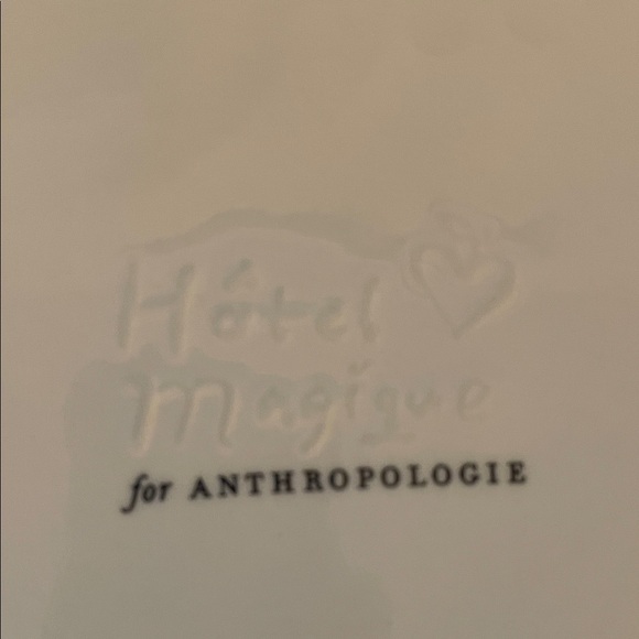 Anthropologie Artistic “Hotel Magique” Ceramic Plate with Blue and Green Accents - Picture 2 of 6